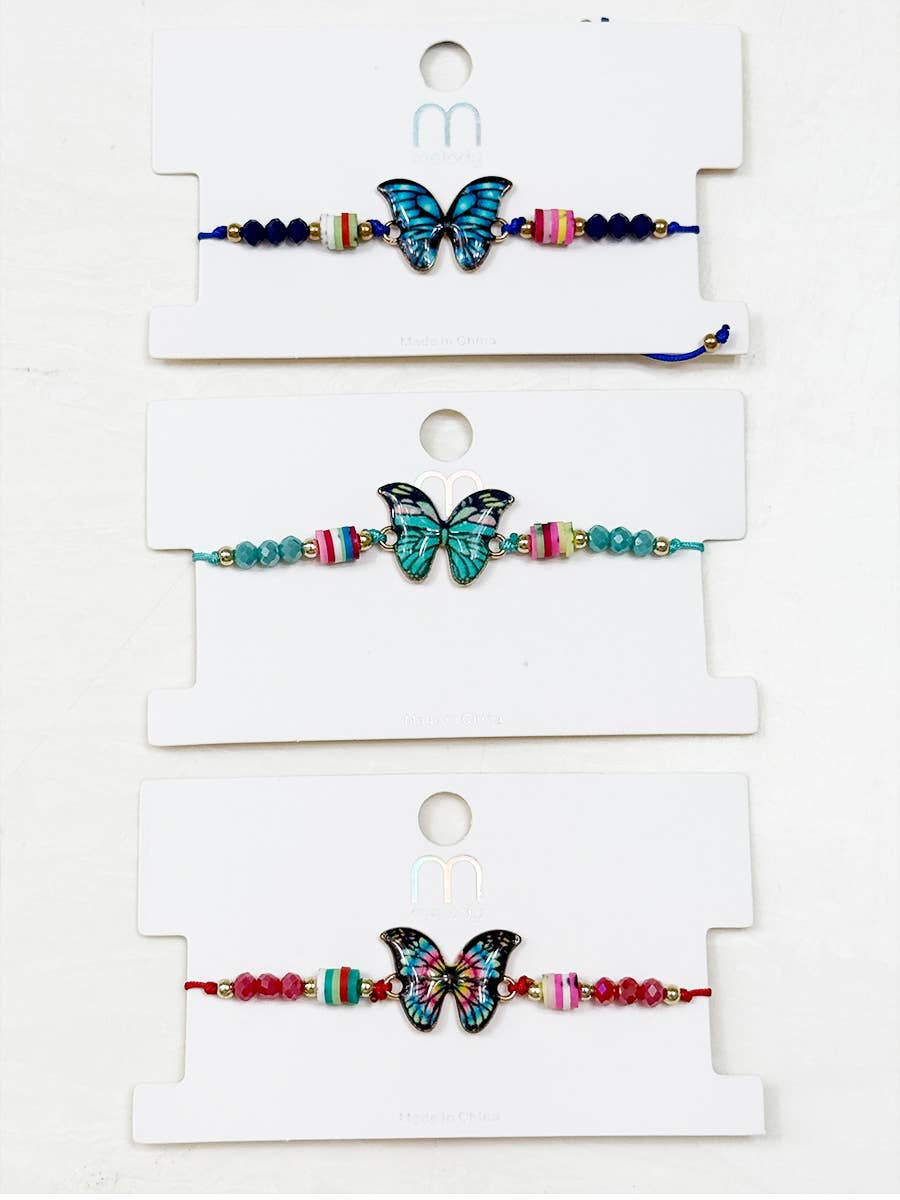 Butterfly String Adjustable Bracelet