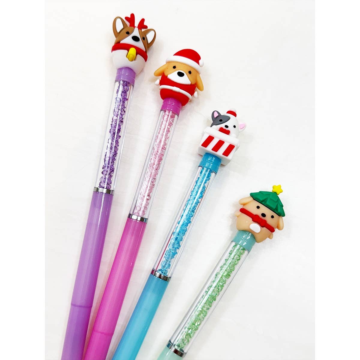 Christmas Theme Gem Ball Point Pen