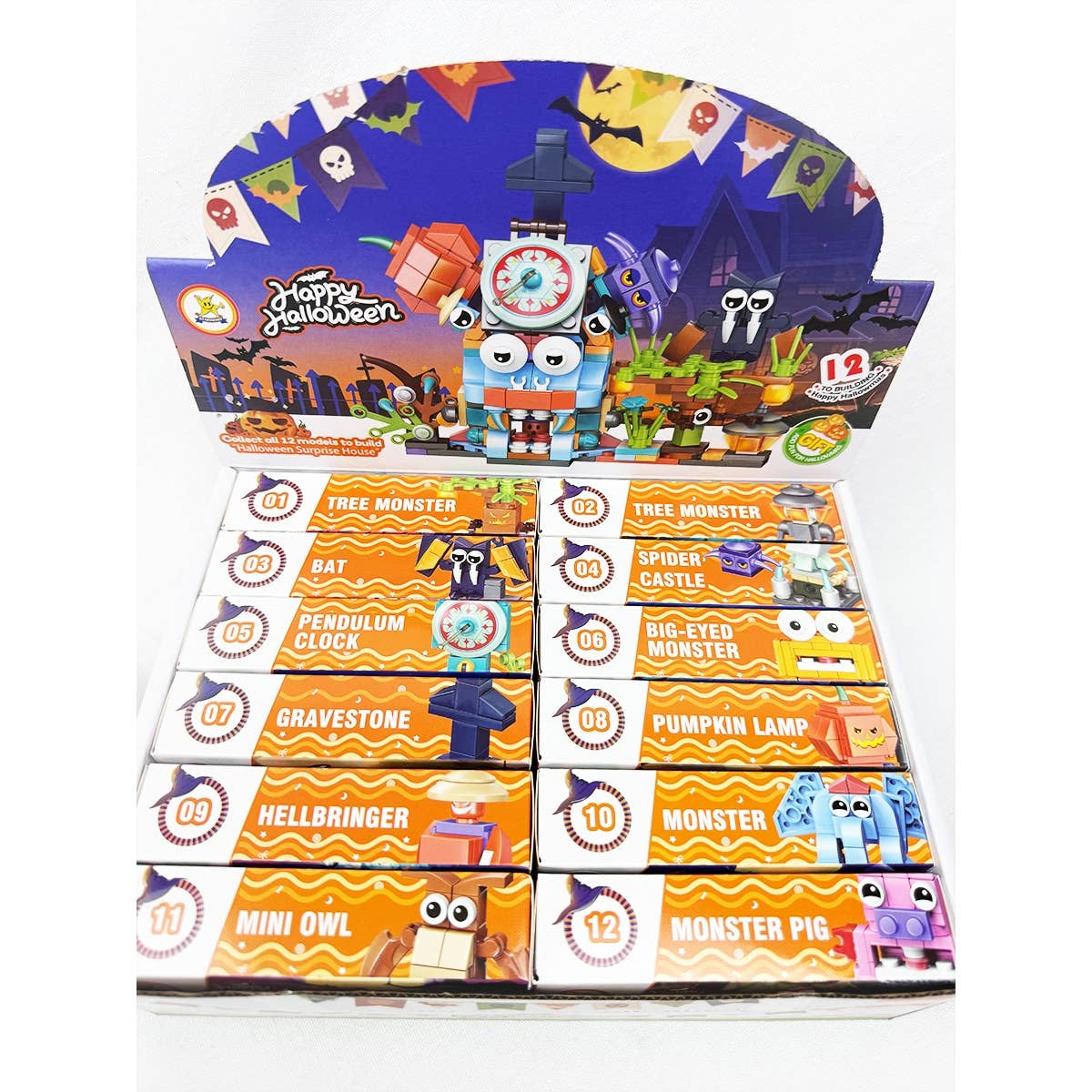 Halloween Theme Building Block Toy Set