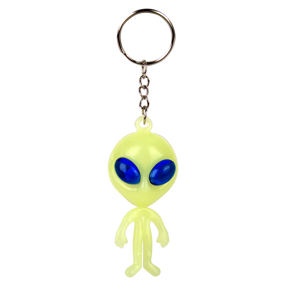 2.4" GID VINYL ALIEN KEYCHAIN