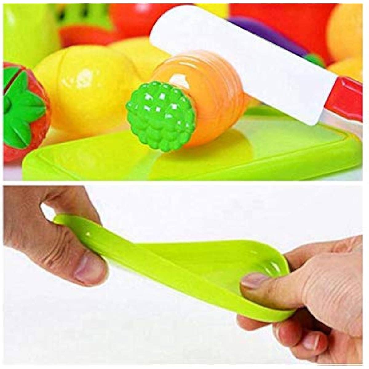 Pretend Play Food Vegetable Basket