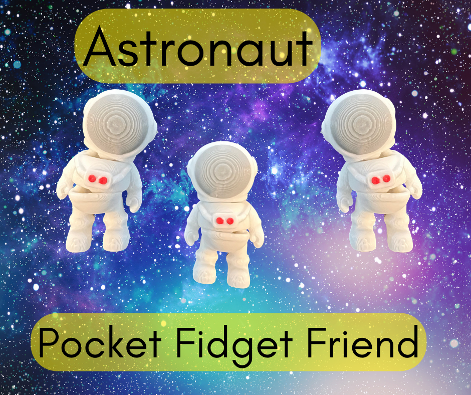 Astronaut Fidget Friend - Includes Play Scene