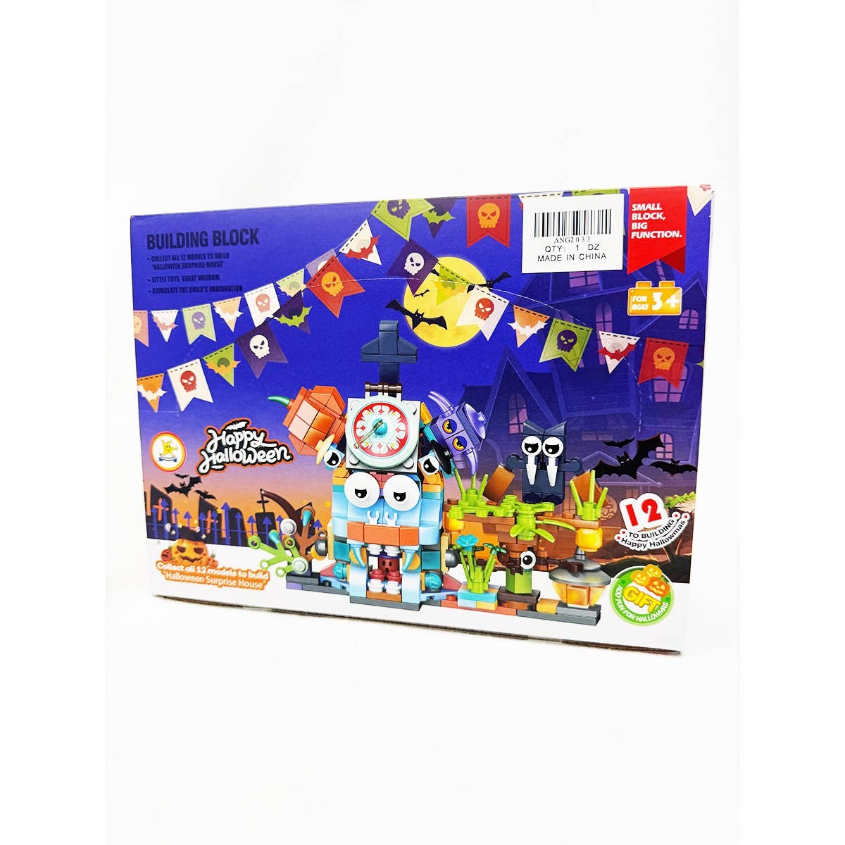 Halloween Theme Building Block Toy Set
