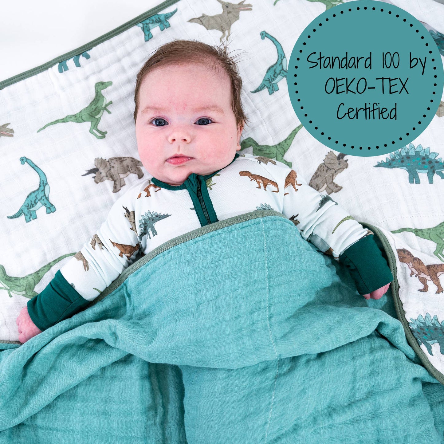 Muslin Quilt Baby & Kids Blanket Dinosaur