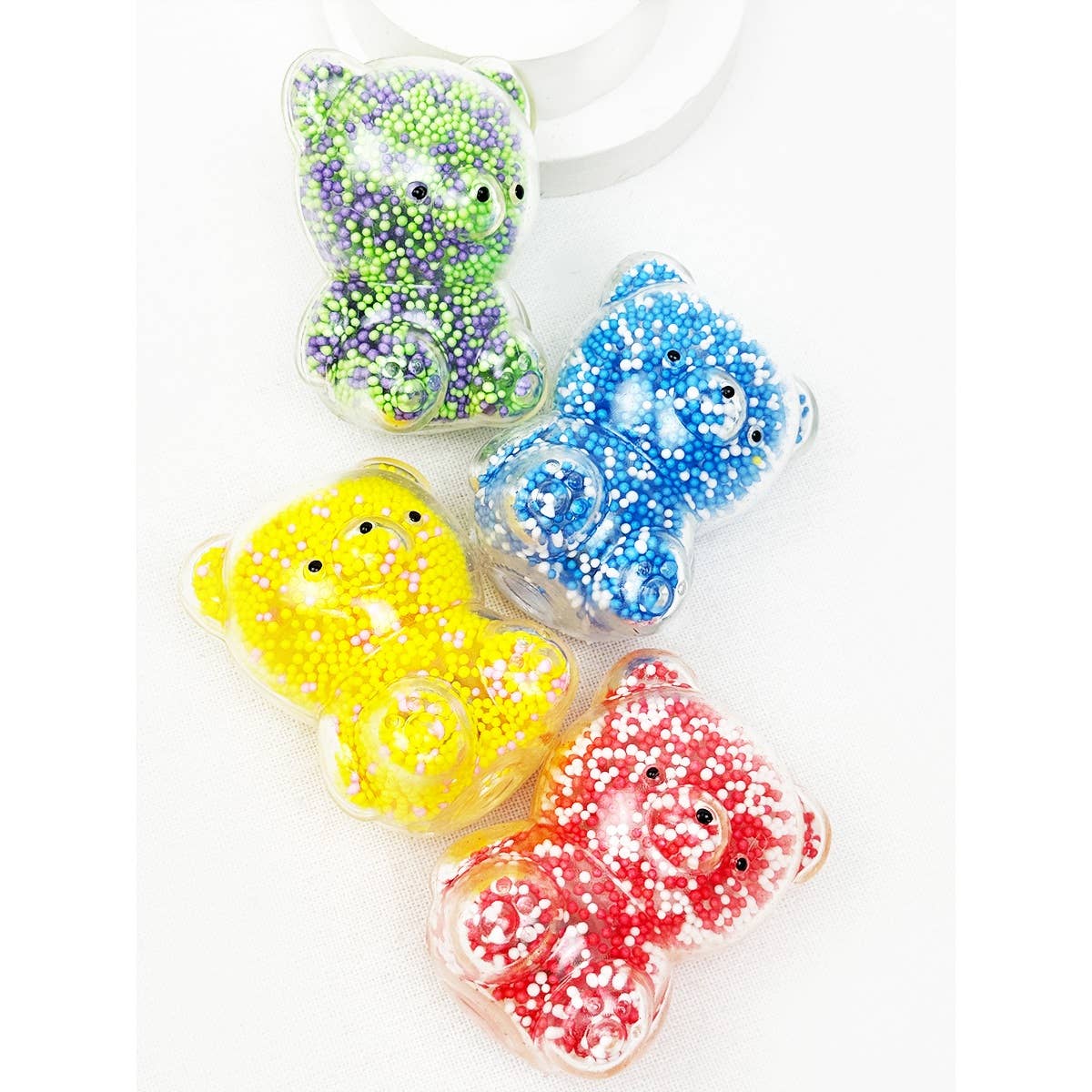 Light Up Bead Filled Bear Squishy
